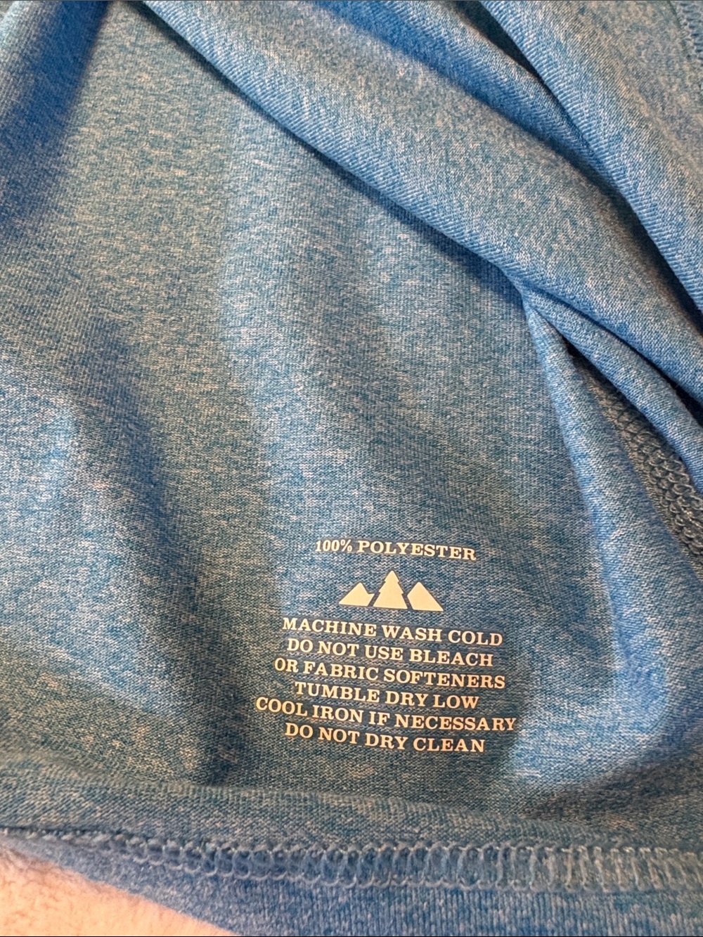 REI Women's Short Sleeve Crew Tee - Heathered Teal Blue Size Large - Picture 7 of 7
